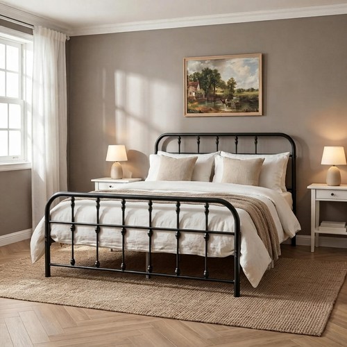 Sturdy 4ft small double - sturdy, metal