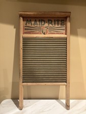 Antique Maid-Rite Washboard