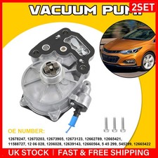 2x Brake Vacuum Pump For