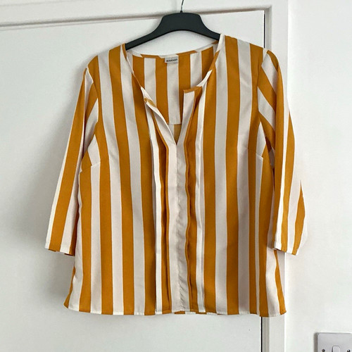 Damart women mustard white - damart, mustard/white