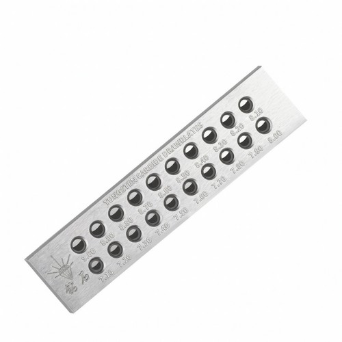 Half round wire draw plate - half-round,