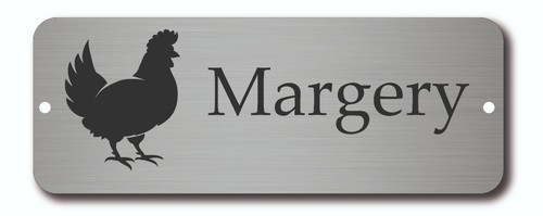 Personalised chicken coop - personalised,