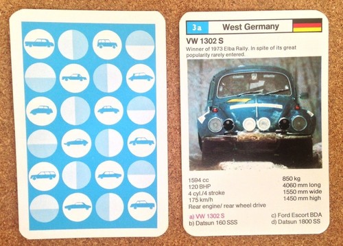 Top trumps single card rally - top,