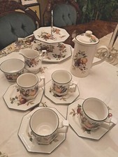 Johnson Brothers Fresh Fruit Coffee Morning Set Complete  With Cake Stand