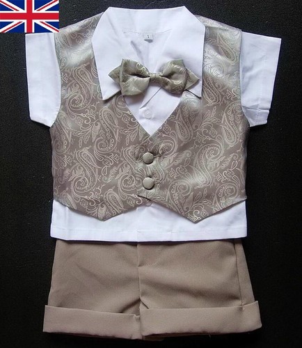 Baby boy waistcoat shorts - baby,