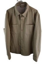 ZARA Beige Overshirt Jacket size L Mens Casual Outdoors Outerwear