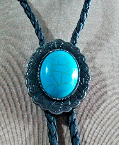 B14 western bolo tie black - b14#,