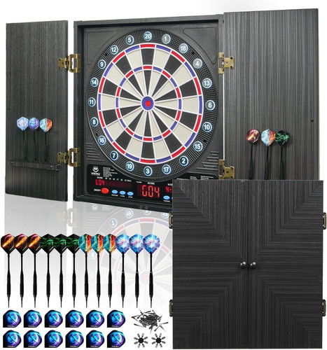 Electronic dart board set with - dart,
