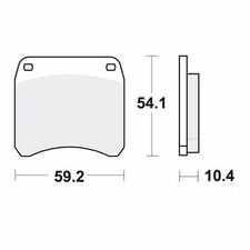 TRW Brake Pads Standard MCB99