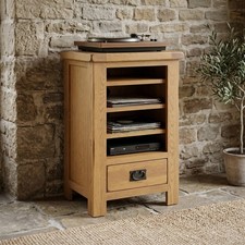 Shelf unit stand - rustic, oak