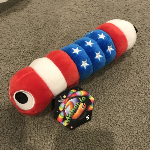 Slither plush worm - 8",