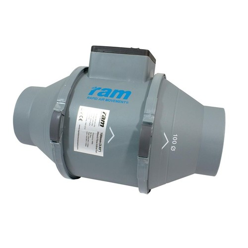 Ram mixed flow inline fan - ram, mixed-flow