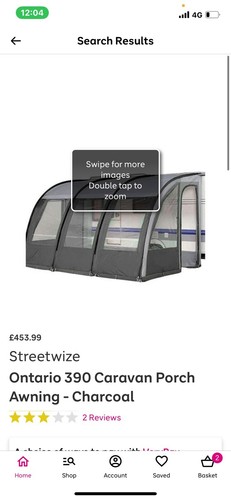 Used caravans awnings full - used,