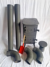 LOG WOOD BURNER STOVE BLACK