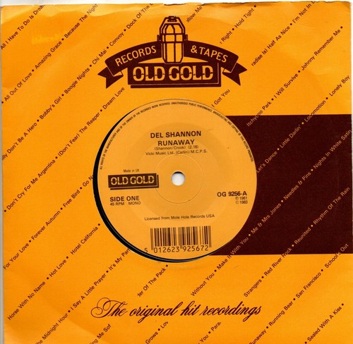 Del shannon runaway jody - del, shannon:runaway/jody:uk