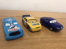 3 Disney /Pixar Cars ( Chick Hicks In Dinoco Colours , No 64 RPM & Christine )