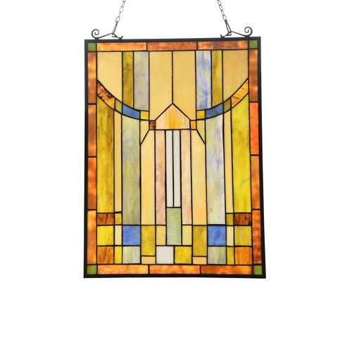 Stained glass window panel - stained,