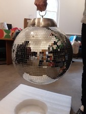 mirror disco ball large