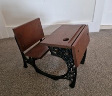 Vintage Cast Iron & wood