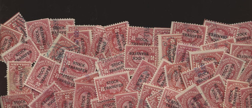 Stock transfer stamp lot - transfer,