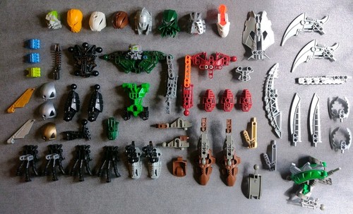 Lego bionicle mixed - mixed, parts