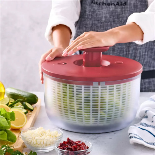 Large salad spinner veg leaf - large,