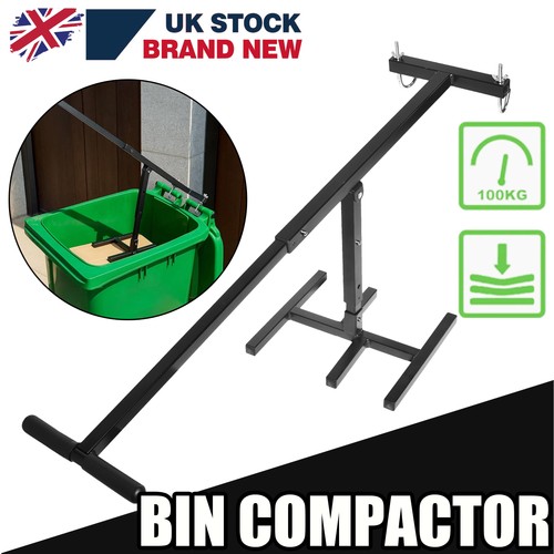Wheelie bin compactor press - wheelie,