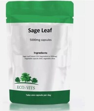 Sage Leaf 5000mg Capsules –