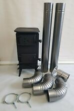 LOG WOOD BURNER STOVE + FLUE