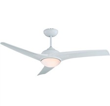 Colours Linto Modern White Ceiling fan light B&Q £105 #A6.1