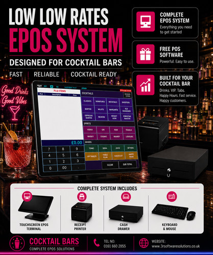 Touch screen epos system till - screen,