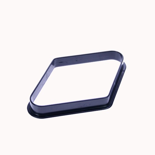Black plastic diamond - black,