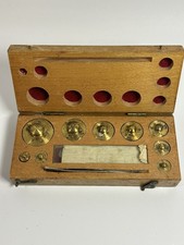 Apothecary weight set in