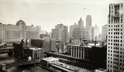 Chicago vtg 1930s photo street - chicago,