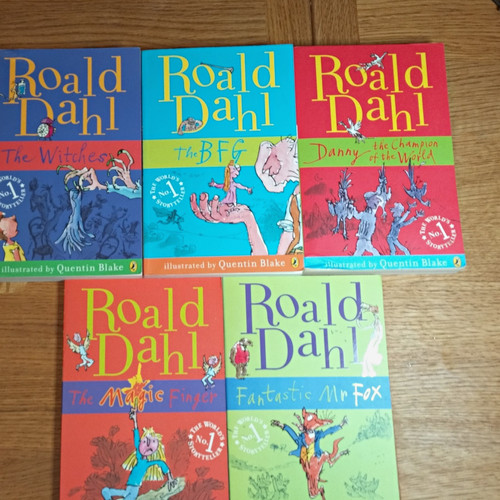 5xroald dahl paperbacks - 5xroald,