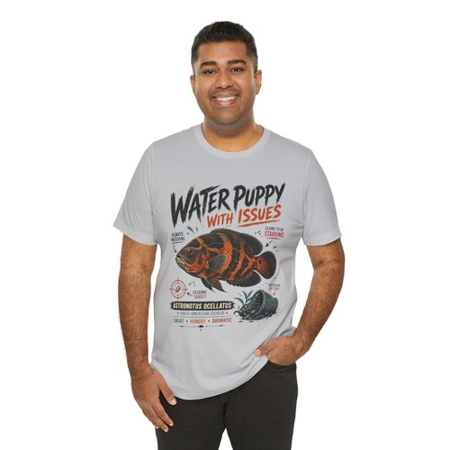 Oscar cichlid water puppy - water,