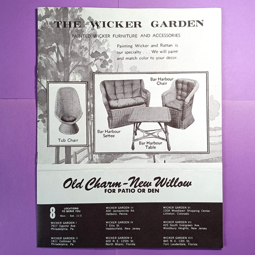 The wicker garden rattan - the, &