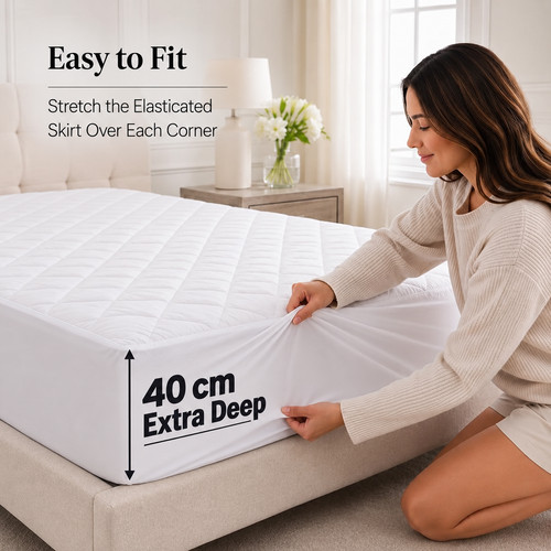 Mattress protector fitted - mattress,