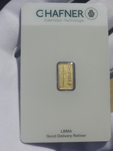 Hafner gold bar - c.hafner, 0.5g