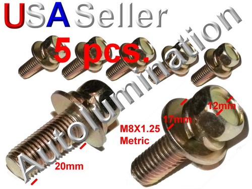Gold anodized metric - metric, bolt