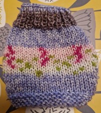 XXS MINI 4" HAND KNITTED DOG