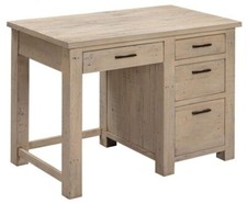 Nord Scandinavian Style Rustic Pine Compact Writing Desk New Conditi RRP £825.00