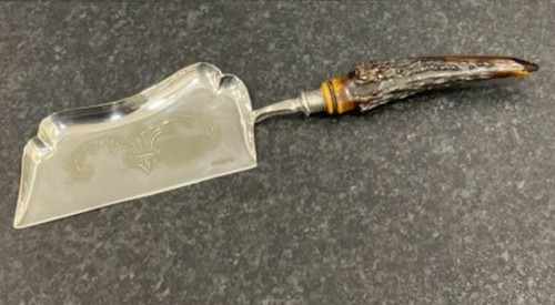 Horn handled silver plated - handled,