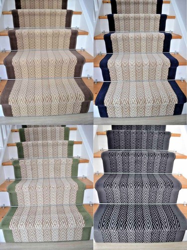 Herringbone stair runner rug - runner,