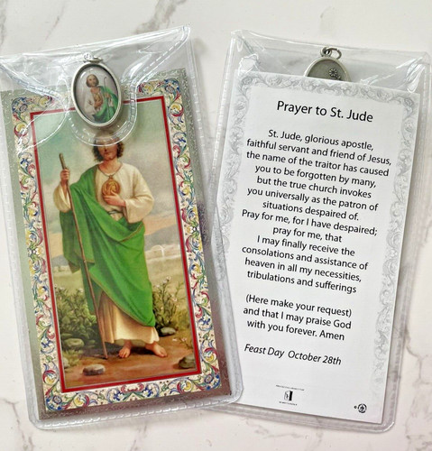 Saint jude prayer card - st,
