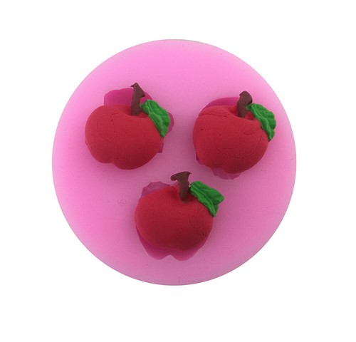 Apple silicone mould for - 3d,