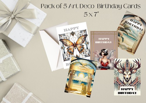 Pack art deco birthday - ,