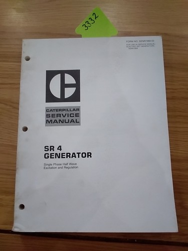 Caterpillar cat sr4 generator - caterpillar,