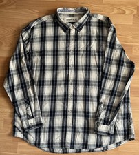 Mantaray, Size XXXL, 100% Cotton Shirt, Checked, Long Sleeved 