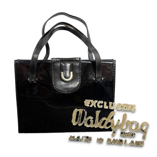 Vintage 1950s waldybag - vintage, black